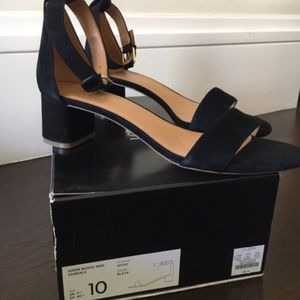 J Crew block heel sandal